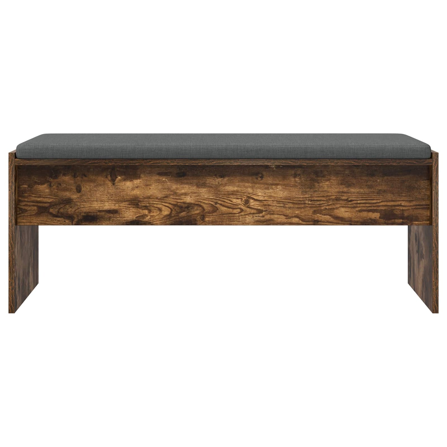 Hallbænk med pude Røget eg 103 x 38 x 40 cm
