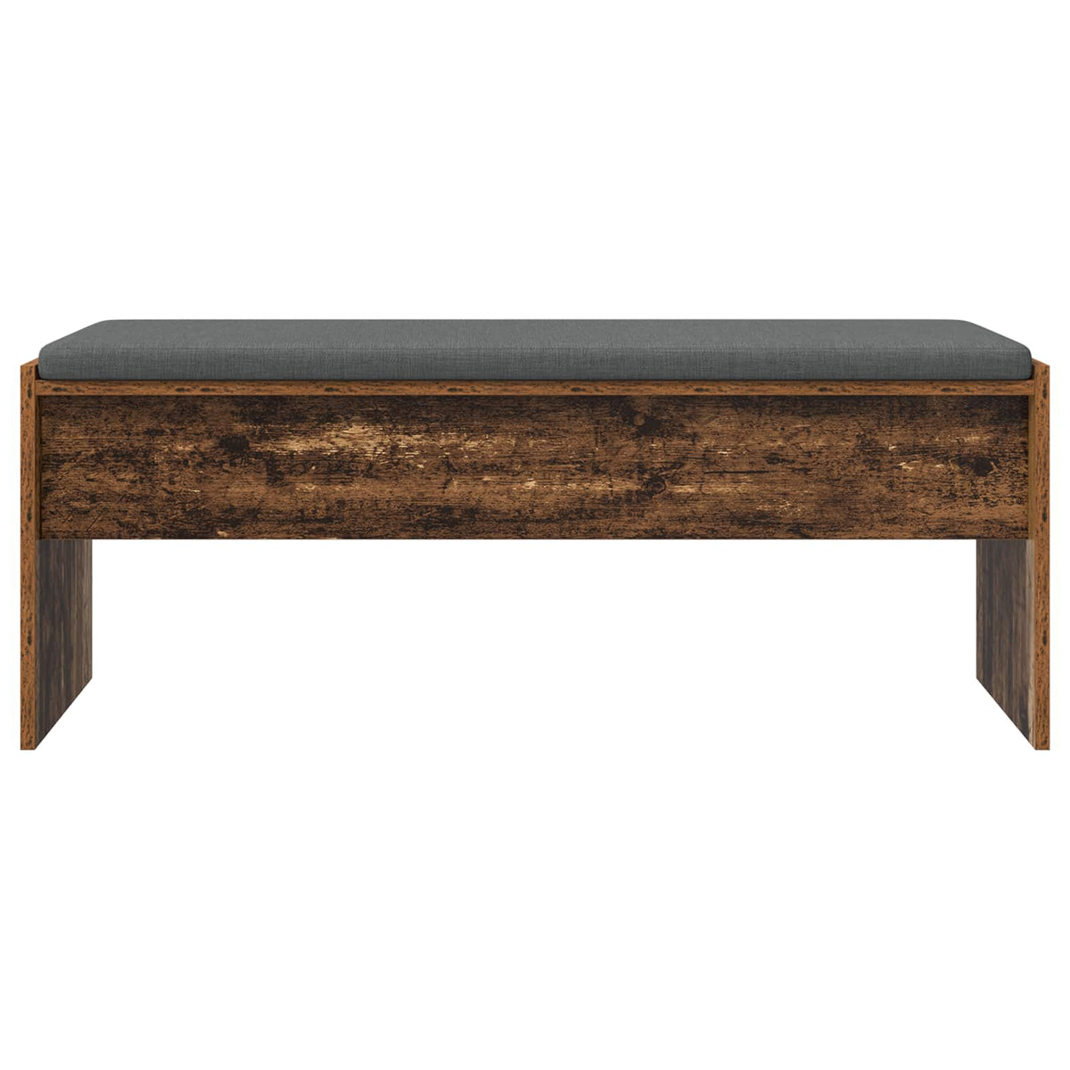 Hallbænk med pude Gammelt træ 103 x 38 x 40 cm