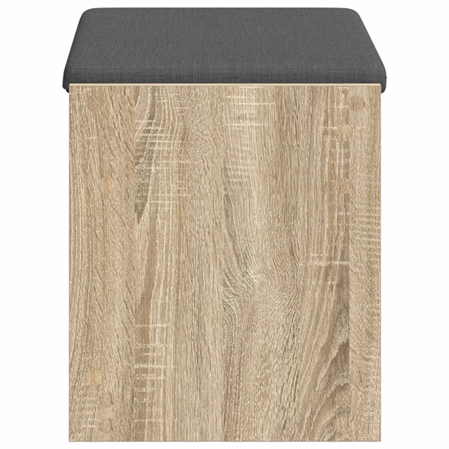 Hallbænk Sonoma eg 63 x 38 x 45 cm Kunstigt træ og stof