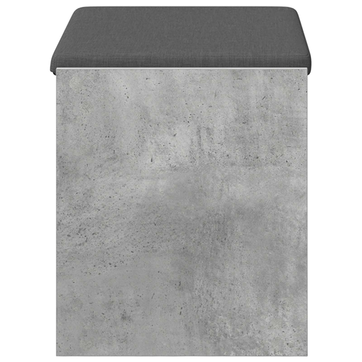 Hallbænk BetonGrå 63 x 38 x 45 cm Kunstigt træ og stof