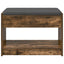 Hallbænk Røget Eg 63 x 38 x 45 cm Kunstigt træ og stof