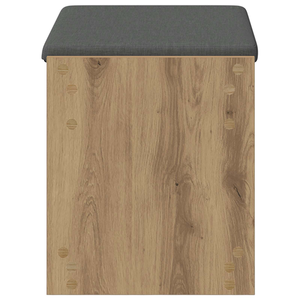 Hallbænk Artisan Eg 63 x 38 x 45 cm Kunstigt træ og stof