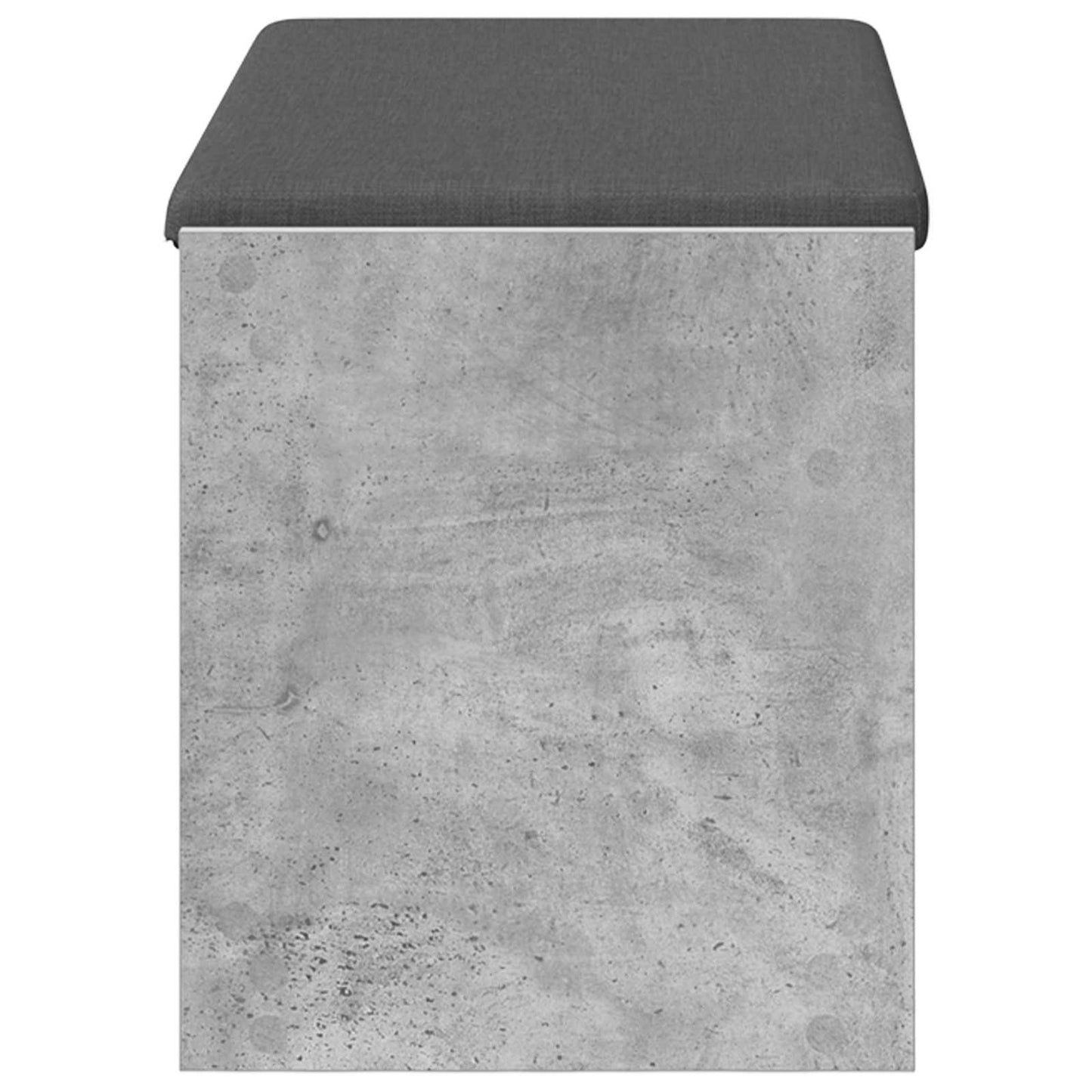 Hallbænk BetonGrå 83 x 38 x 45 cm Kunstigt træ og stof