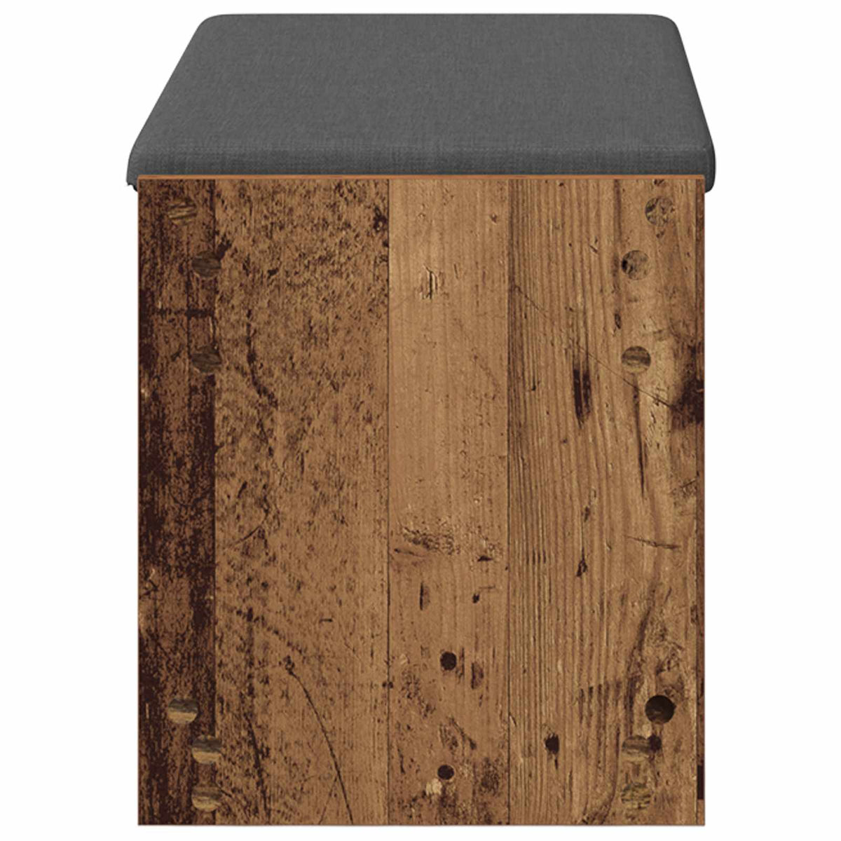 Hallbænk Gammelt træ 83 x 38 x 45 cm Kunstigt træ og stof