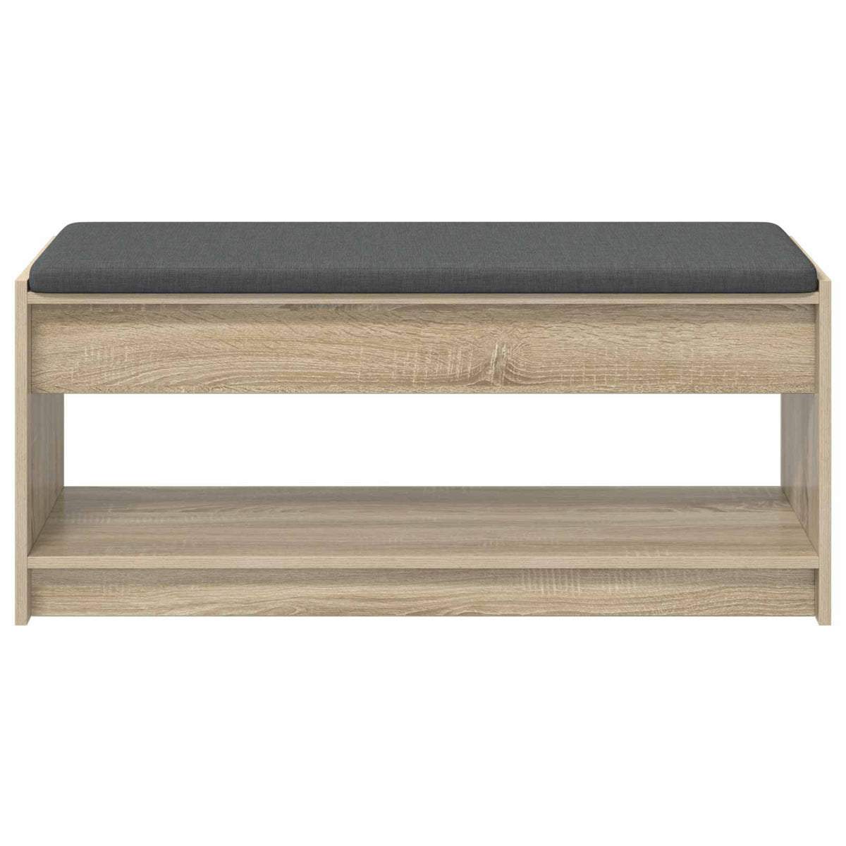 Hallbænk Sonoma eg 103 x 38 x 45 cm Kunstigt træ og stof