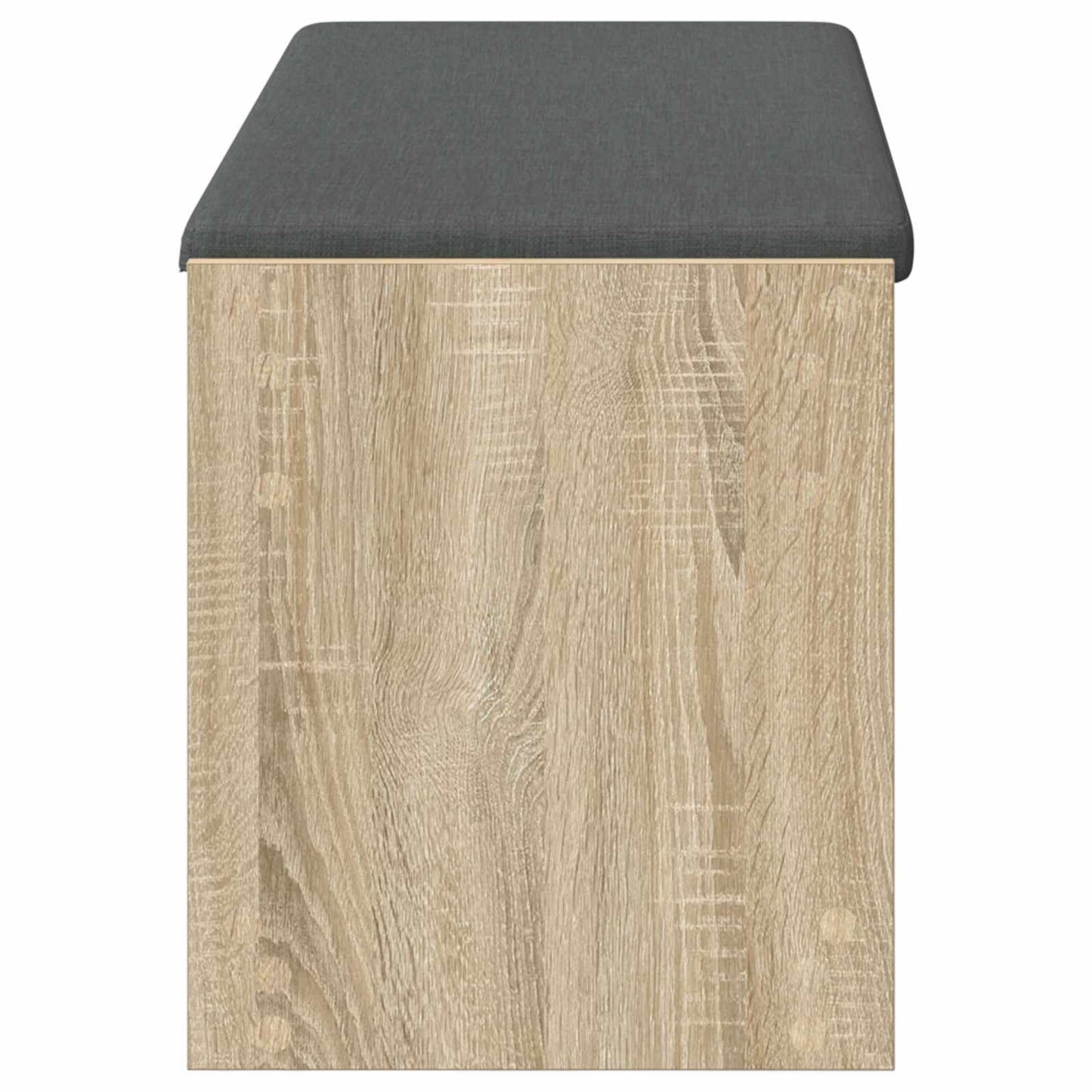 Hallbænk Sonoma eg 103 x 38 x 45 cm Kunstigt træ og stof