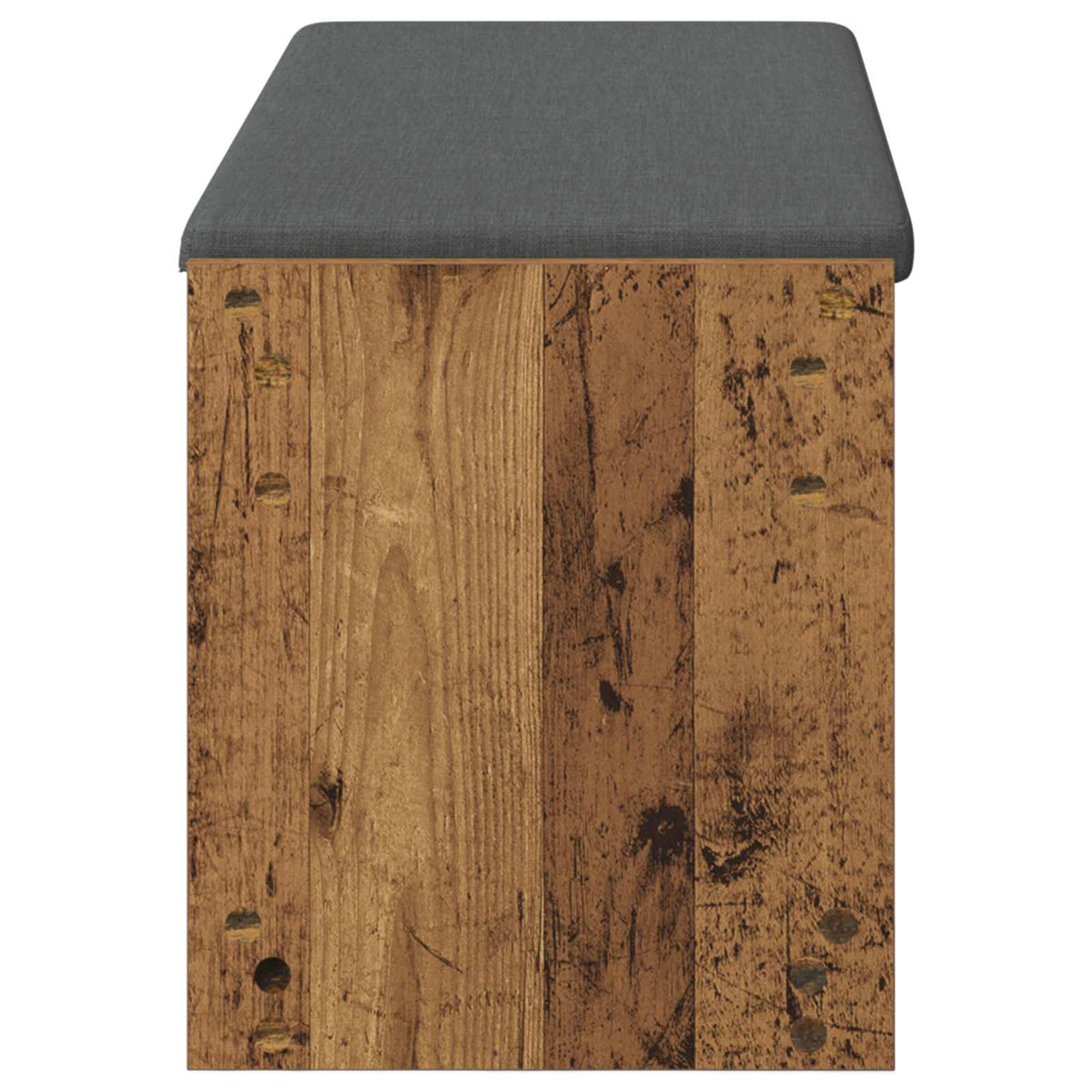 Hallbænk Gammelt træ 103 x 38 x 45 cm Kunstigt træ og stof