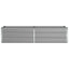 Plantekasse Lysegrå 195 x 50 x 45 cm Galvaniseret stål