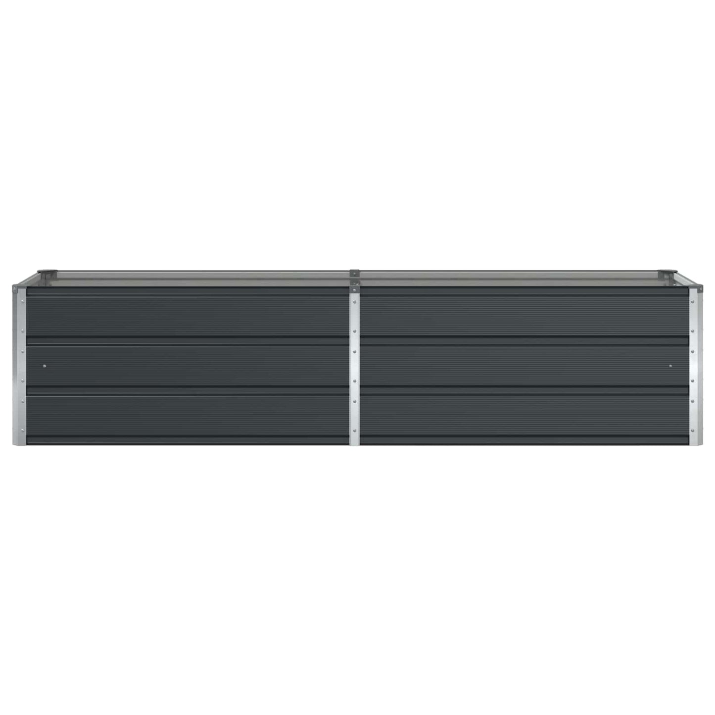 Plantekasse Antracit 195 x 50 x 45 cm Galvaniseret stål