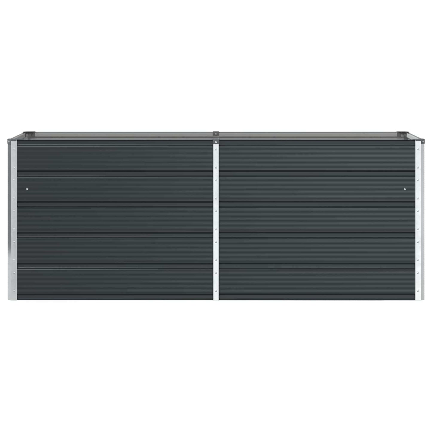 Plantekasse Antracit 195 x 50 x 75 cm Galvaniseret stål