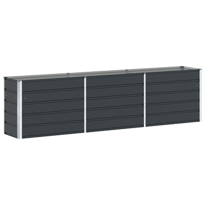 Plantekasse Antracit 290 x 50 x 75 cm Galvaniseret stål
