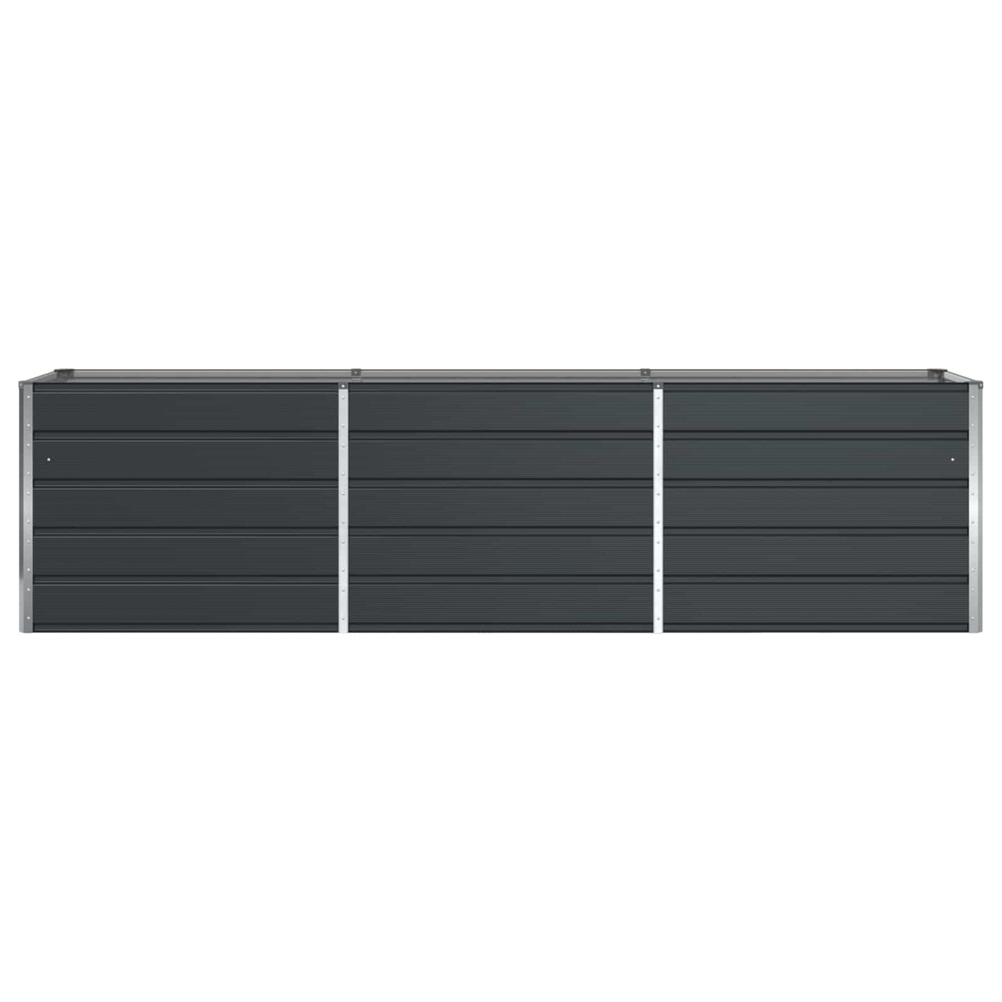 Plantekasse Antracit 290 x 50 x 75 cm Galvaniseret stål