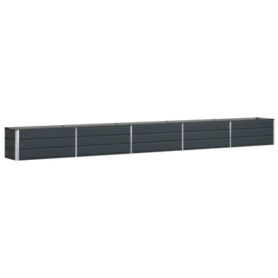 Plantekasse Antracit 480 x 50 x 45 cm Galvaniseret stål