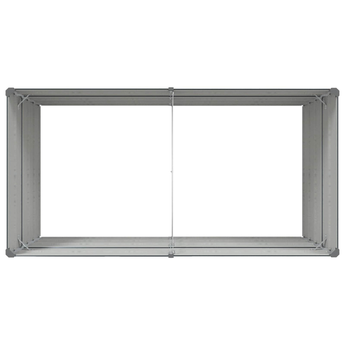 Plantekasse Antracit 195 x 100 x 75 cm Galvaniseret stål