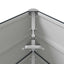 Plantekasse Antracit 385 x 100 x 75 cm Galvaniseret stål