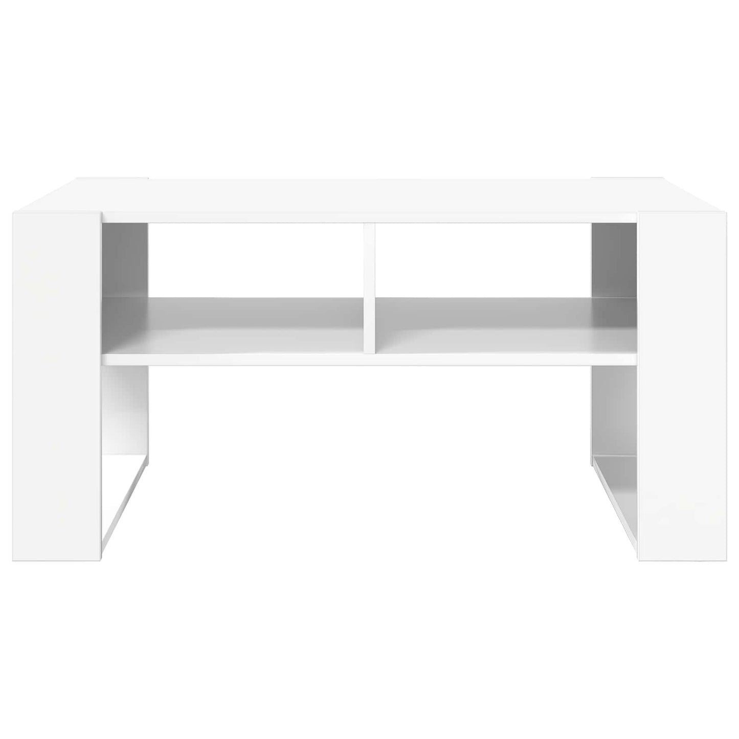 Sofabord Hvid 92 x 53 x 45 cm Konstrueret træ