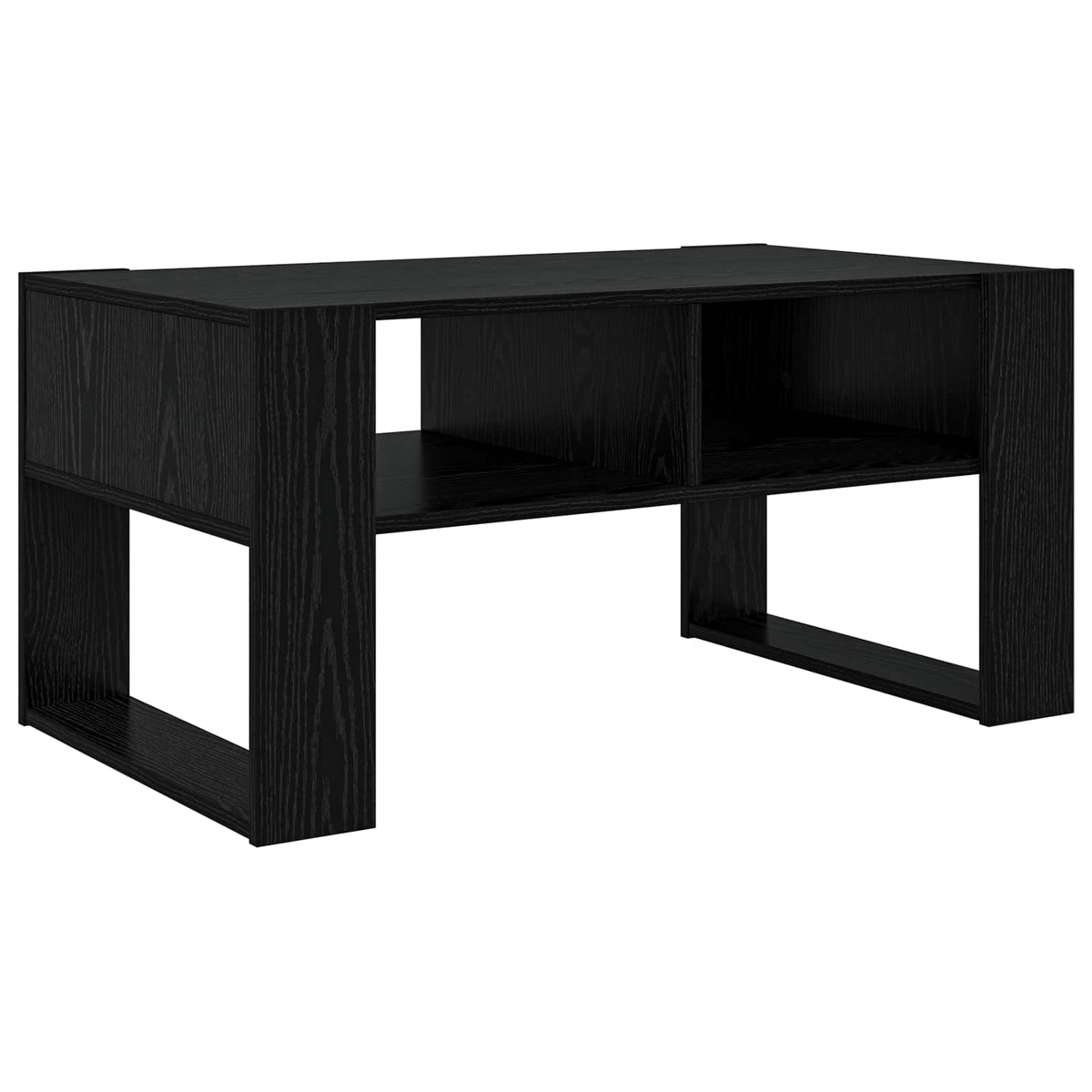 Sofabord Sort eg 92 x 53 x 45 cm Konstrueret træ