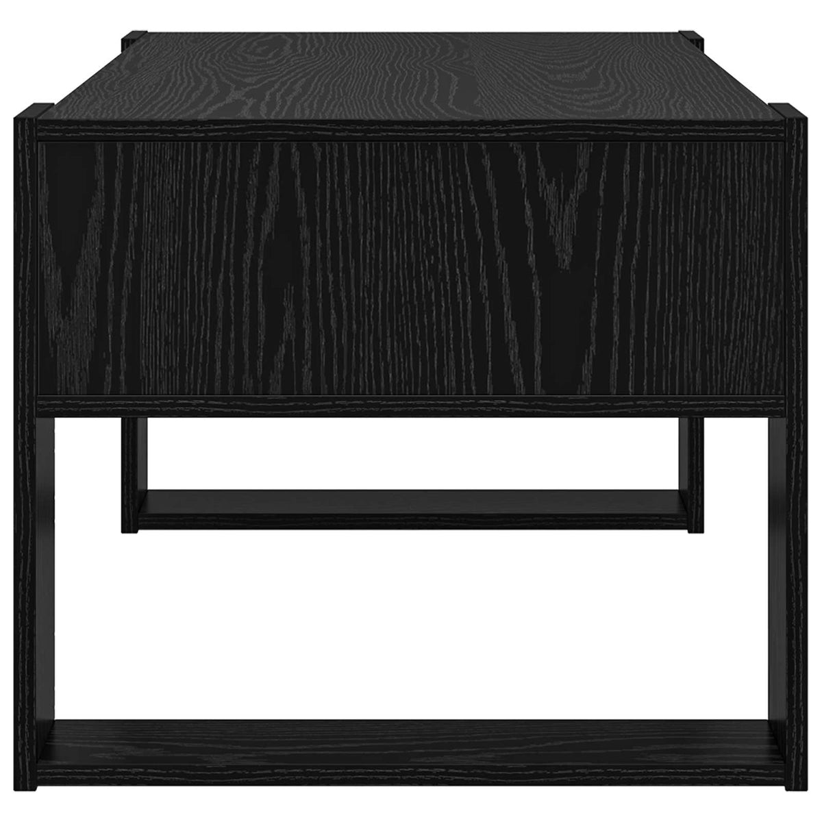 Sofabord Sort eg 92 x 53 x 45 cm Konstrueret træ