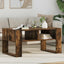 Sofabord Røget eg 92 x 53 x 45 cm Konstrueret træ