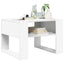 Sofabord Hvid 66 x 53 x 45 cm Konstrueret træ