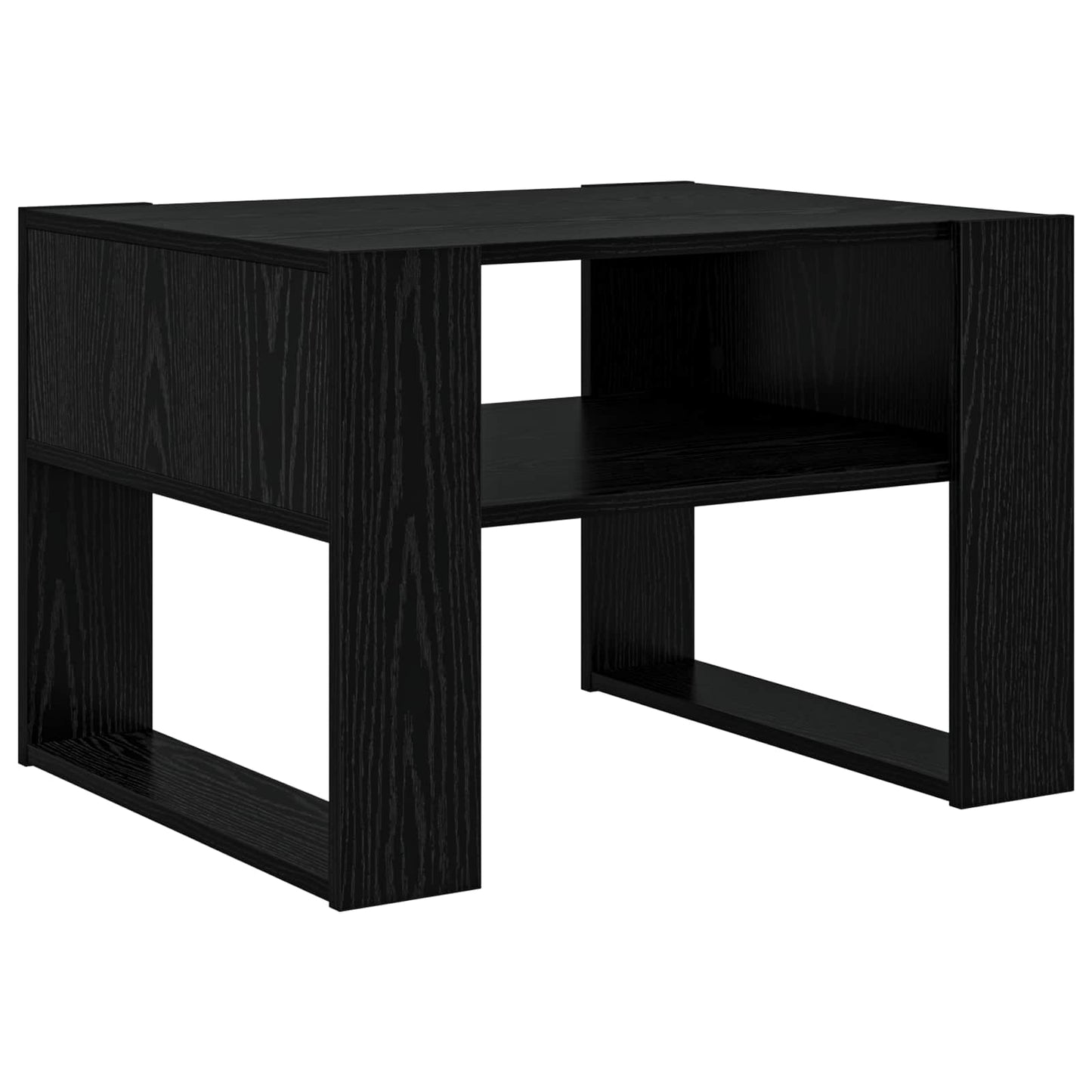 Sofabord Sort eg 66 x 53 x 45 cm Konstrueret træ
