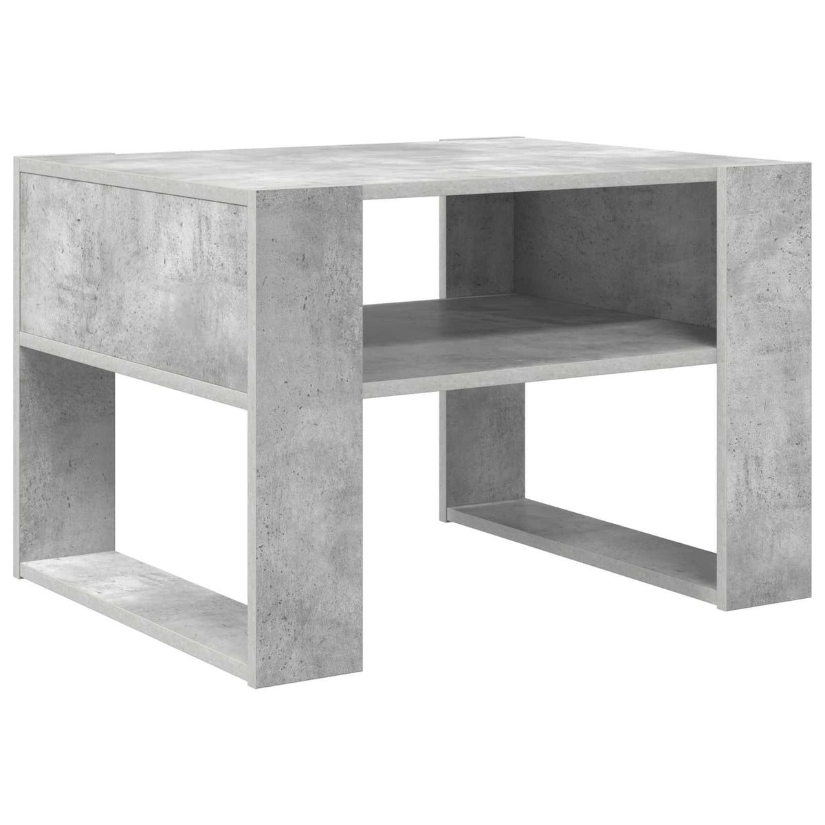 Sofabord Beton Grå 66 x 53 x 45 cm Konstrueret træ