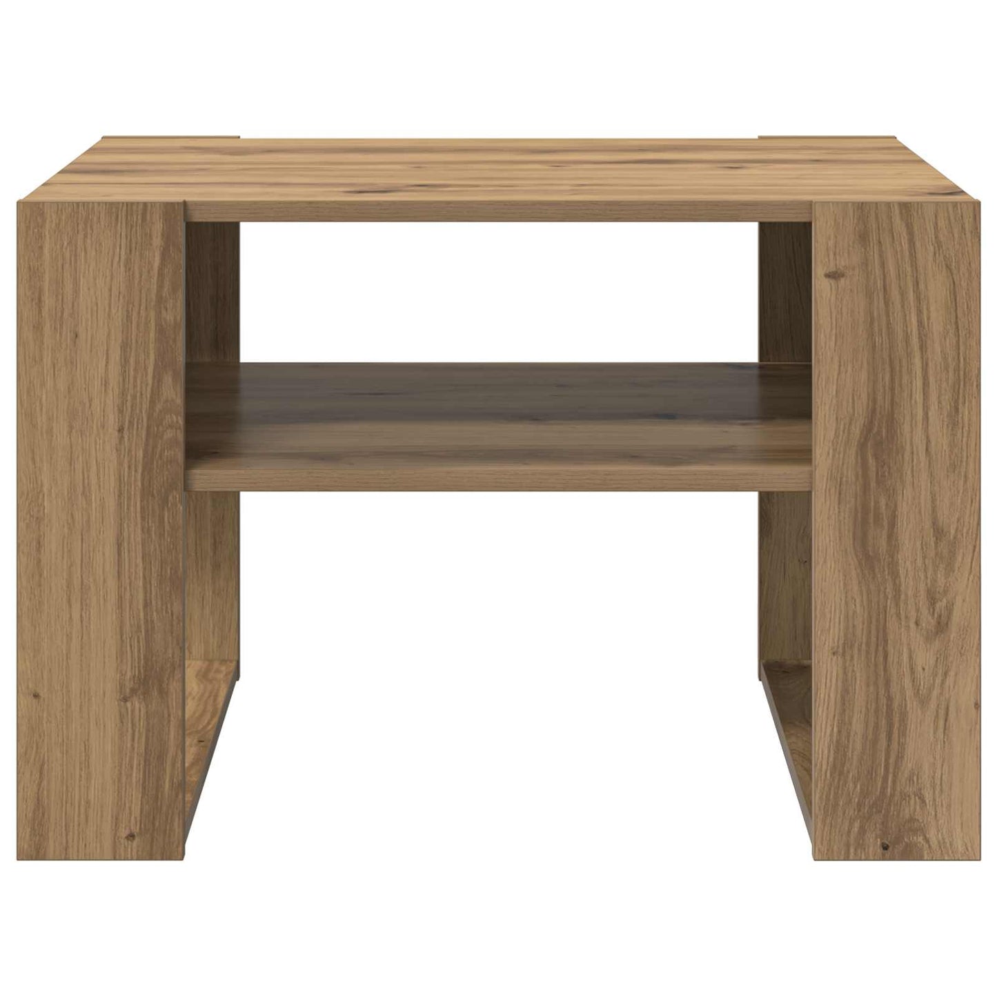 Sofabord Artisan Egetræ 66 x 53 x 45 cm Konstrueret træ