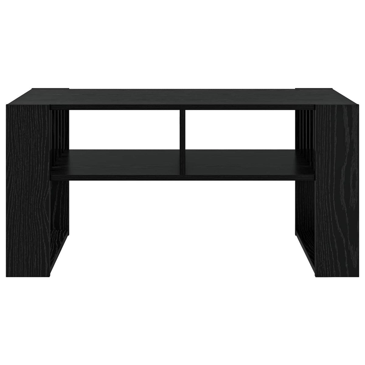 Sofabord Sort eg 92 x 49,5 x 45 cm Konstrueret træ