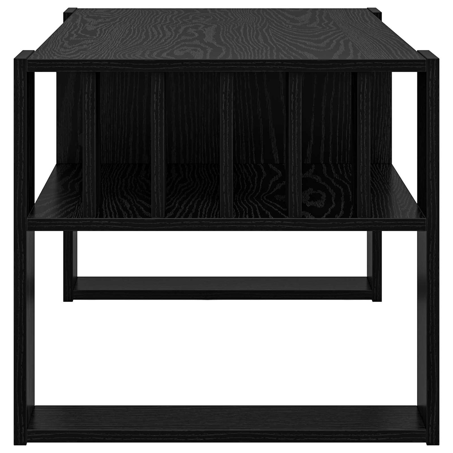 Sofabord Sort eg 92 x 49,5 x 45 cm Konstrueret træ