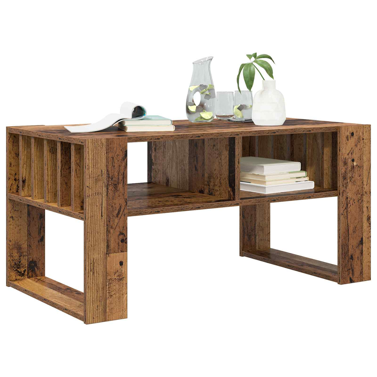 Sofabord Gammelt træ 92 x 49,5 x 45 cm Konstrueret træ