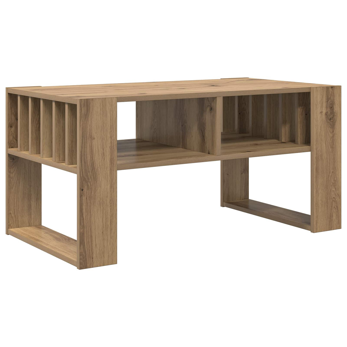 Sofabord Artisan Egetræ 92 x 49,5 x 45 cm Konstrueret træ
