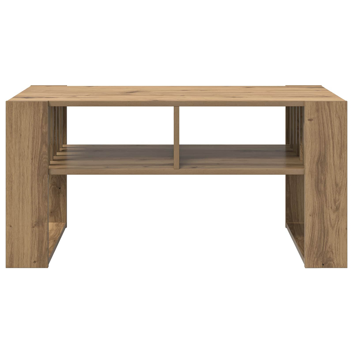 Sofabord Artisan Egetræ 92 x 49,5 x 45 cm Konstrueret træ