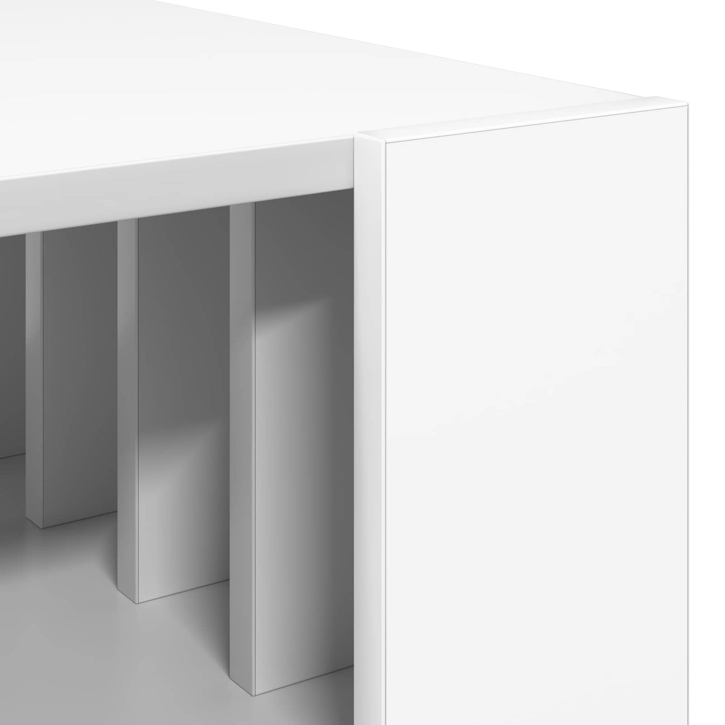 Sofabord Hvid 66 x 49,5 x 45 cm Konstrueret træ