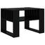 Sofabord Sort eg 66 x 49,5 x 45 cm Konstrueret træ