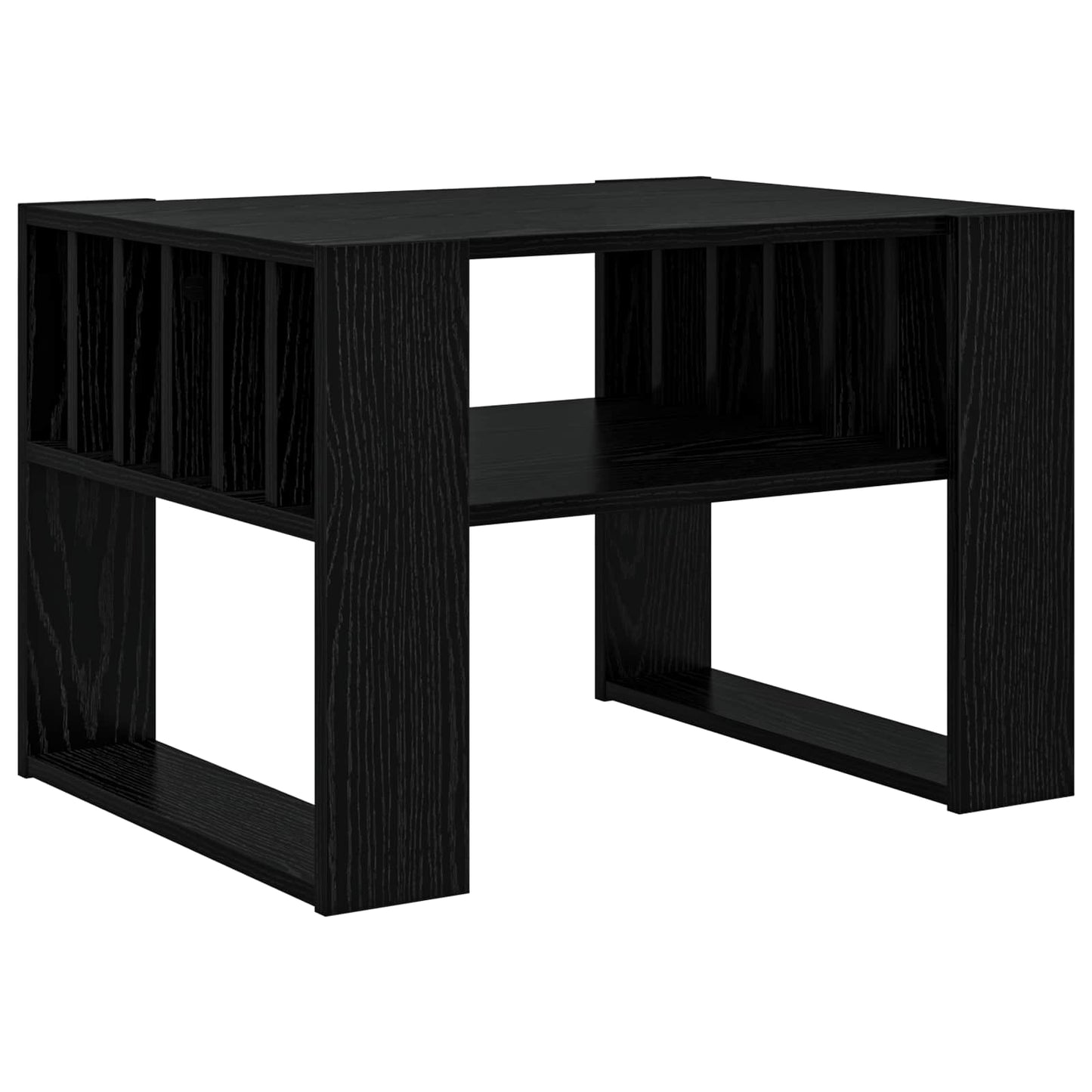 Sofabord Sort eg 66 x 49,5 x 45 cm Konstrueret træ