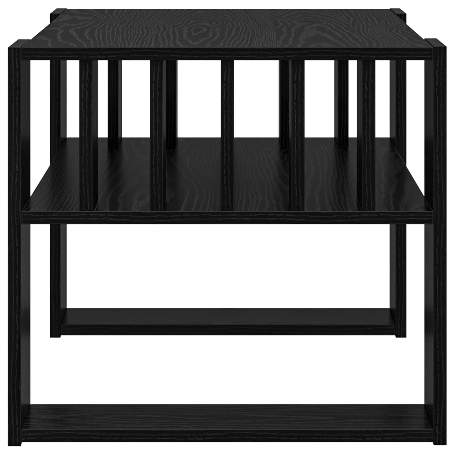 Sofabord Sort eg 66 x 49,5 x 45 cm Konstrueret træ
