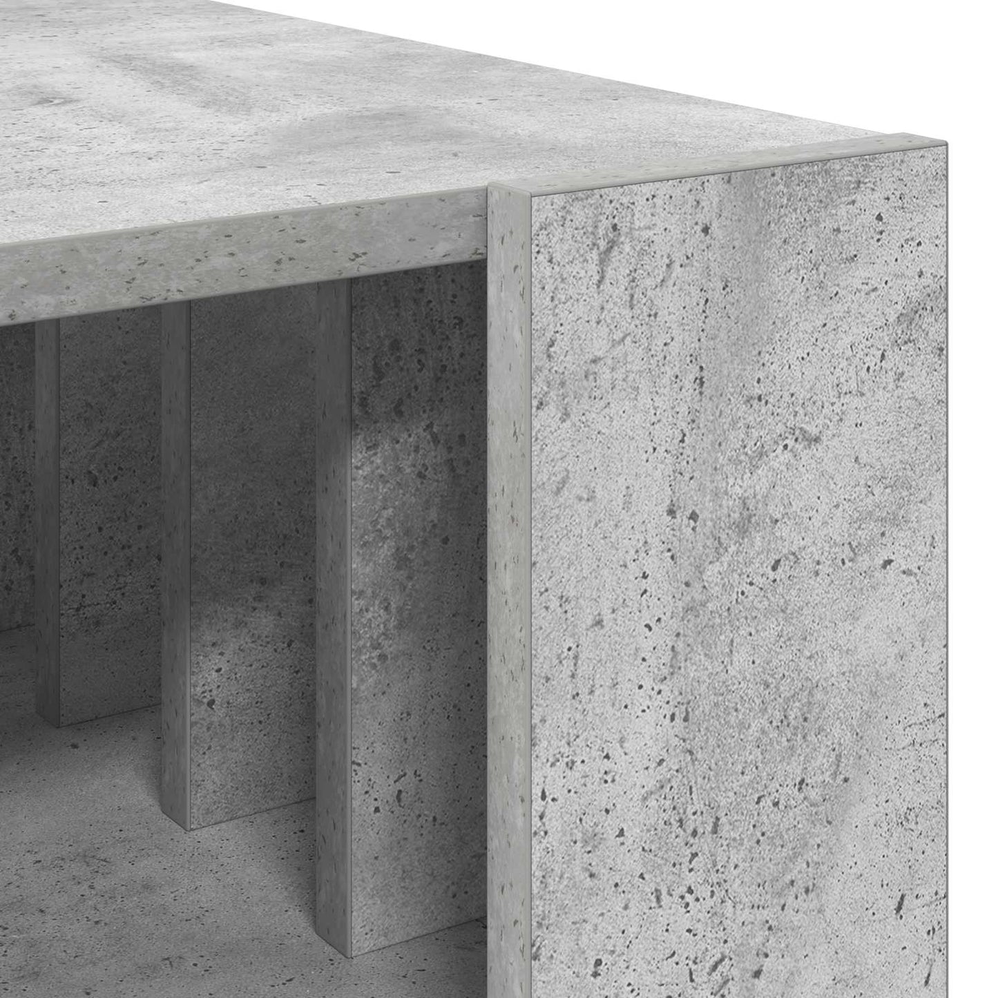 Sofabord Beton Grå 66 x 49,5 x 45 cm Konstrueret træ