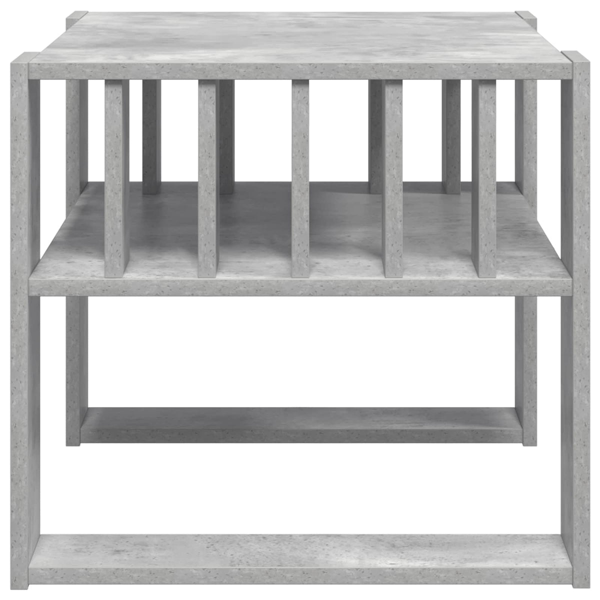 Sofabord Beton Grå 66 x 49,5 x 45 cm Konstrueret træ