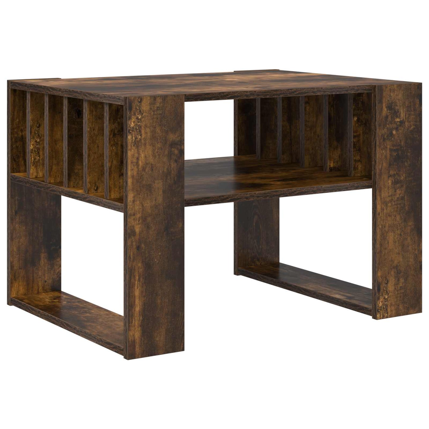 Sofabord Røget eg 66 x 49,5 x 45 cm Konstrueret træ