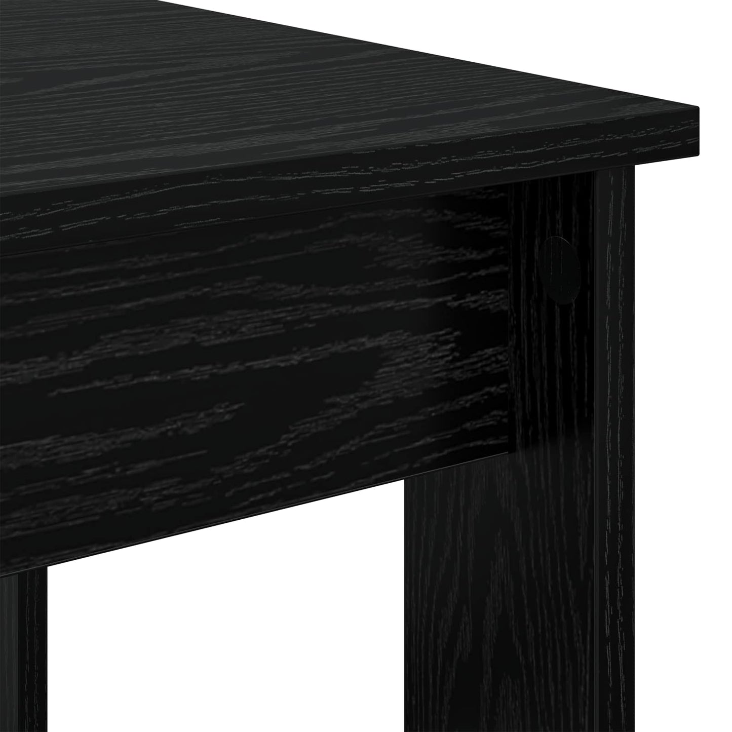 Kaffebord Sæt 2 stk. Sort eg 50 x 52 x 42 cm Konstrueret træ