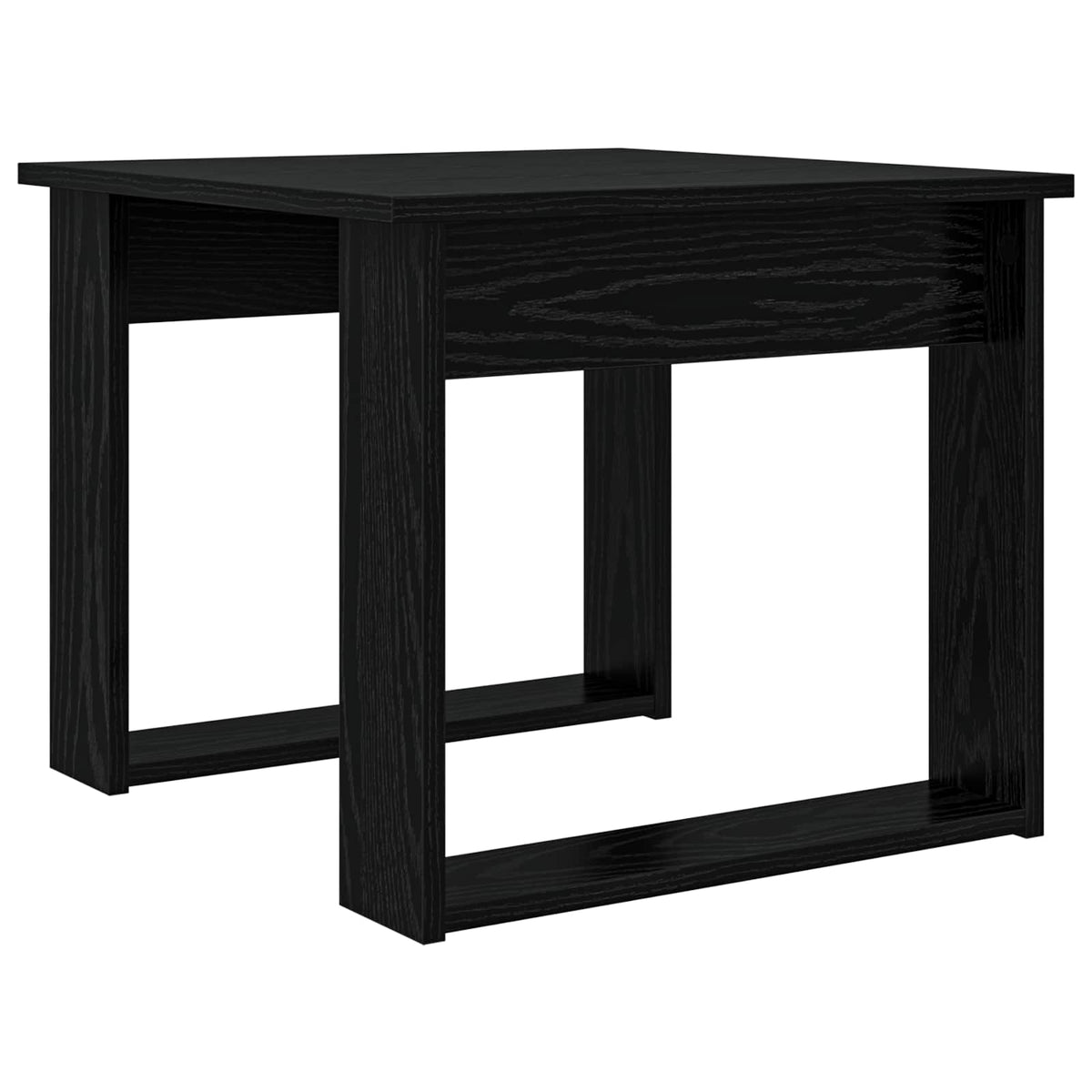 Kaffebord Sæt 2 stk. Sort eg 50 x 52 x 42 cm Konstrueret træ