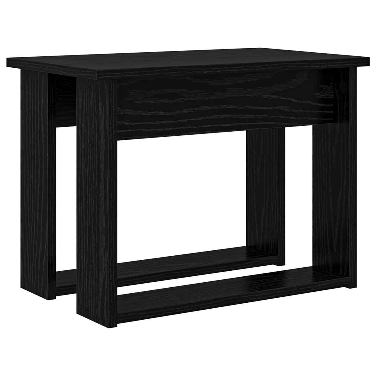 Kaffebord Sæt 2 stk. Sort eg 50 x 52 x 42 cm Konstrueret træ