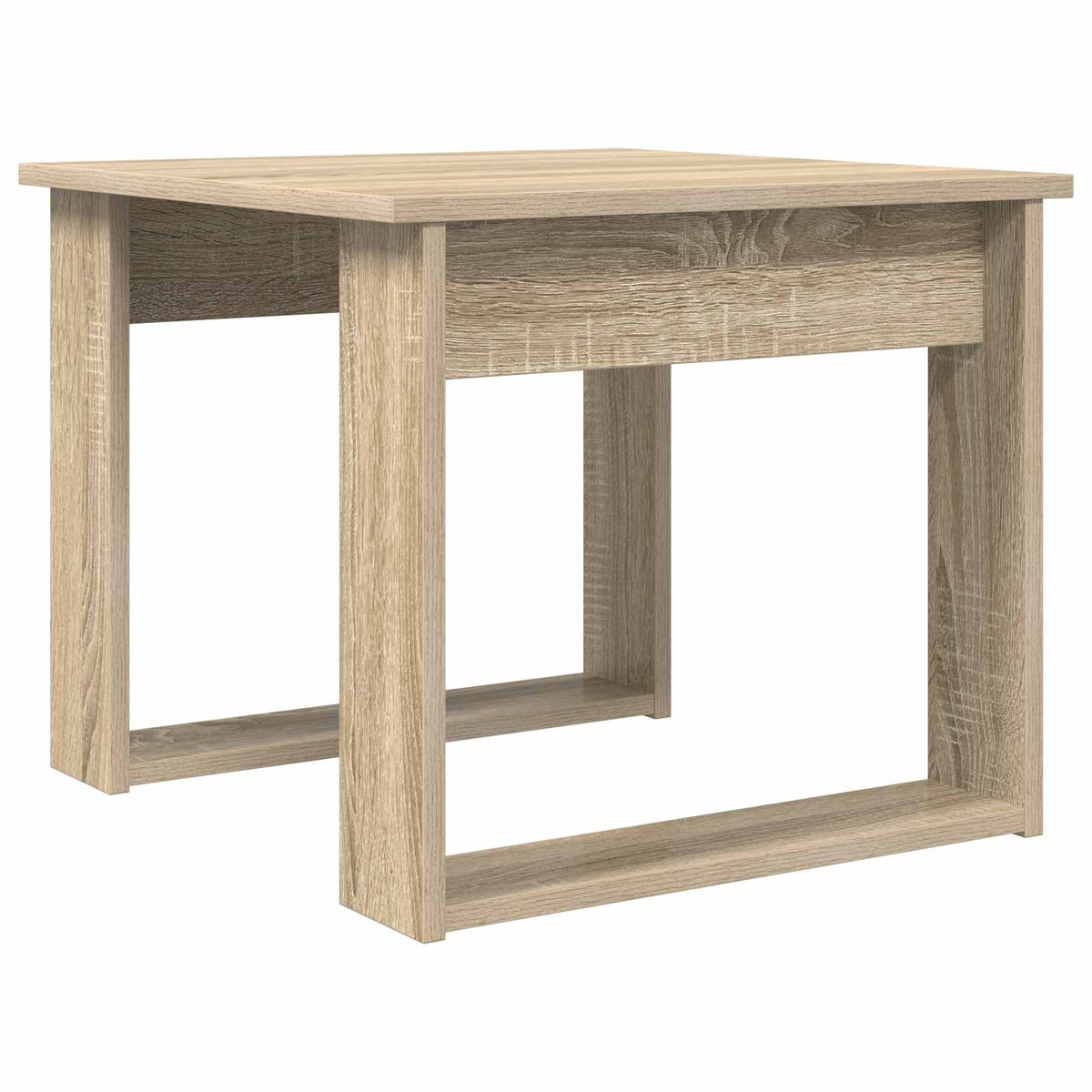 Kaffebord Sæt 2 stk. Sonoma eg 50 x 52 x 42 cm Konstrueret træ