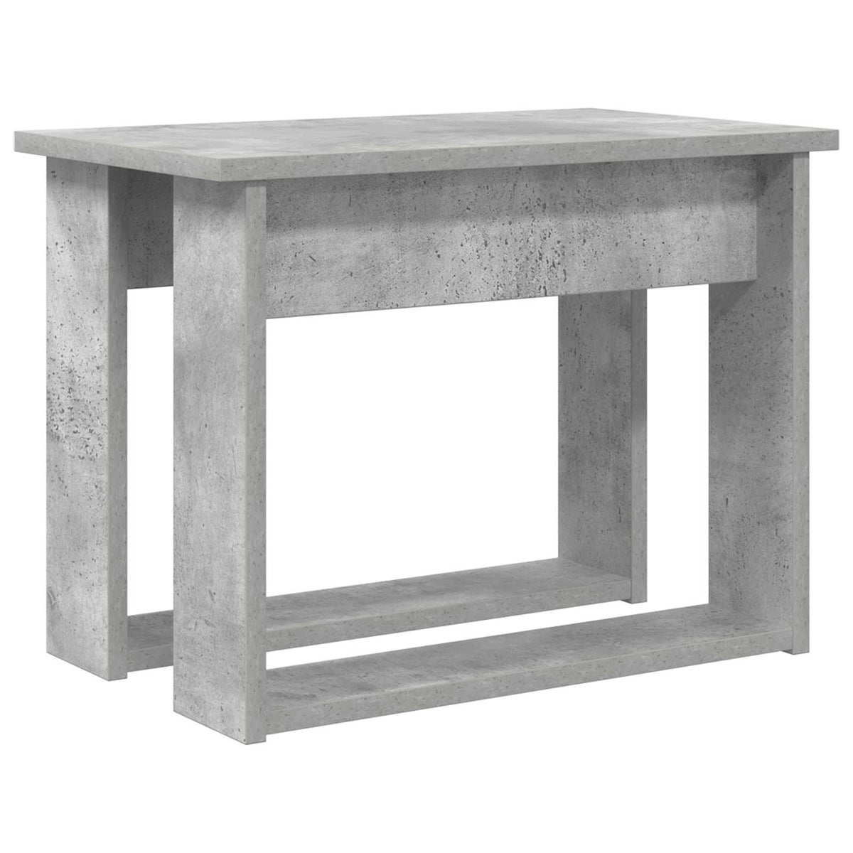 Kaffebord Sæt 2 stk. Beton Grå 50 x 52 x 42 cm Konstrueret træ