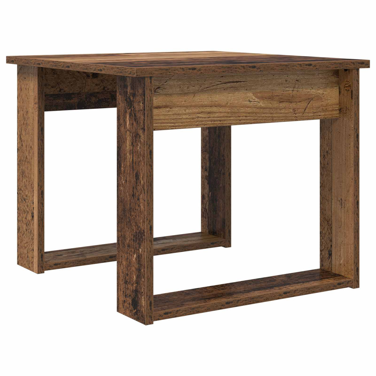 Kaffebord Sæt 2 stk. Gammelt træ 50 x 52 x 42 cm