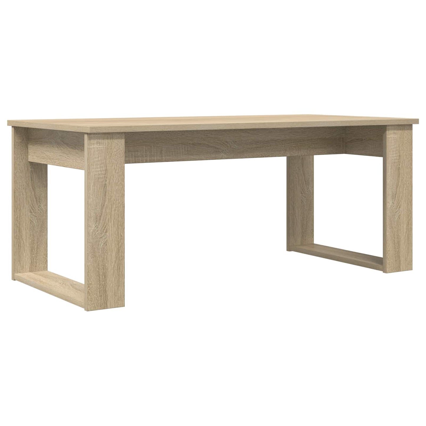 Kaffebord Sæt 2 stk. Sonoma eg 100 x 50 x 42 cm Konstrueret træ
