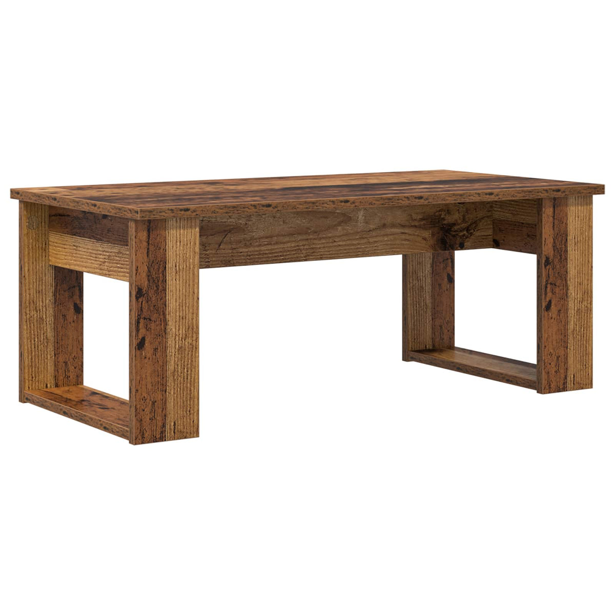 Kaffebord Sæt 2 stk. Gammelt træ 100 x 50 x 42 cm