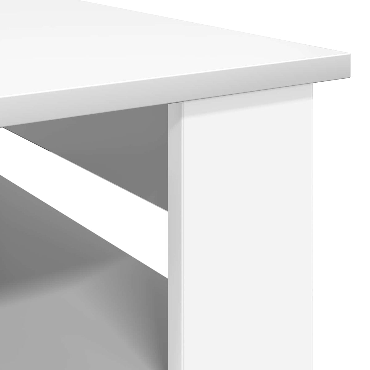 Sofabord Hvid 64 x 54 x 44 cm Konstrueret træ