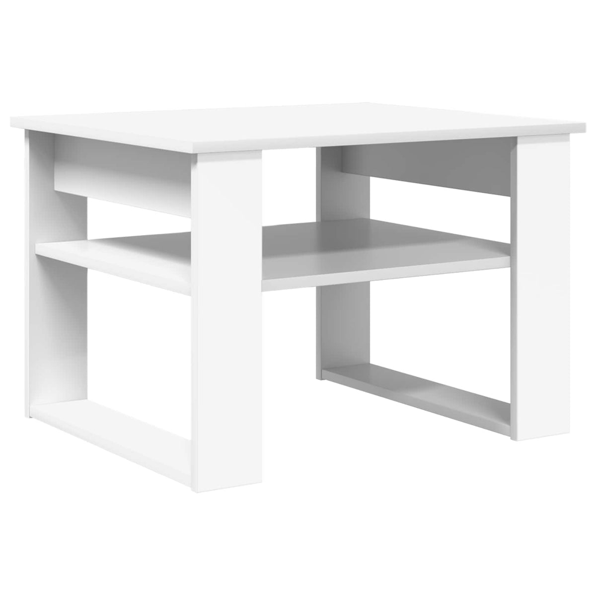 Sofabord Hvid 64 x 54 x 44 cm Konstrueret træ