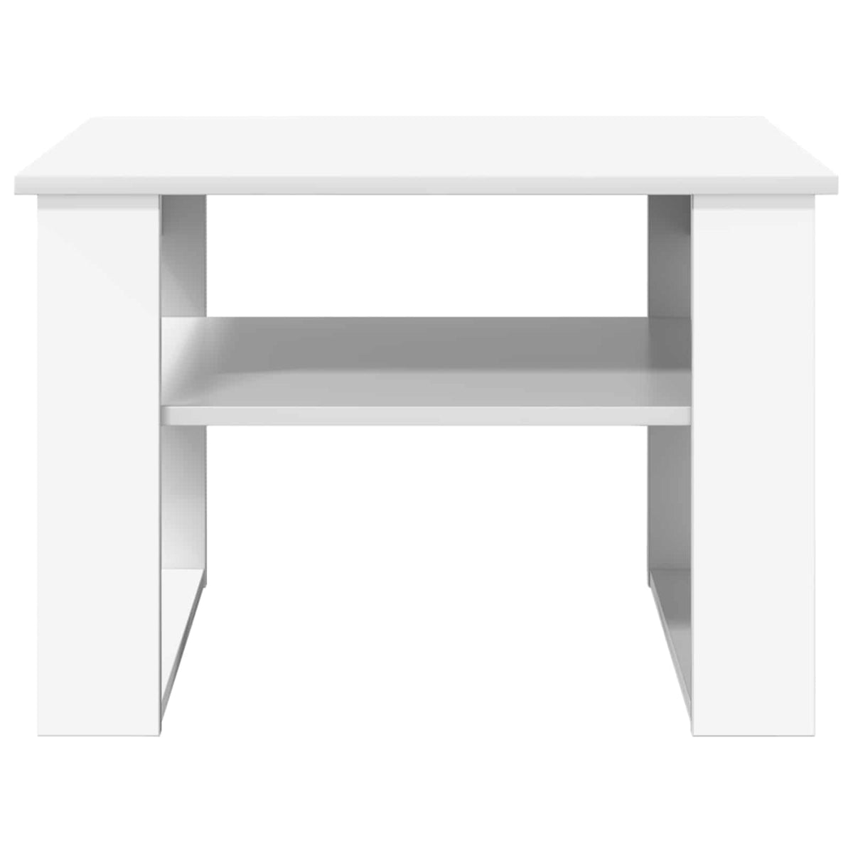 Sofabord Hvid 64 x 54 x 44 cm Konstrueret træ